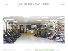 Tablet Screenshot of jandmgardenmachinery.com